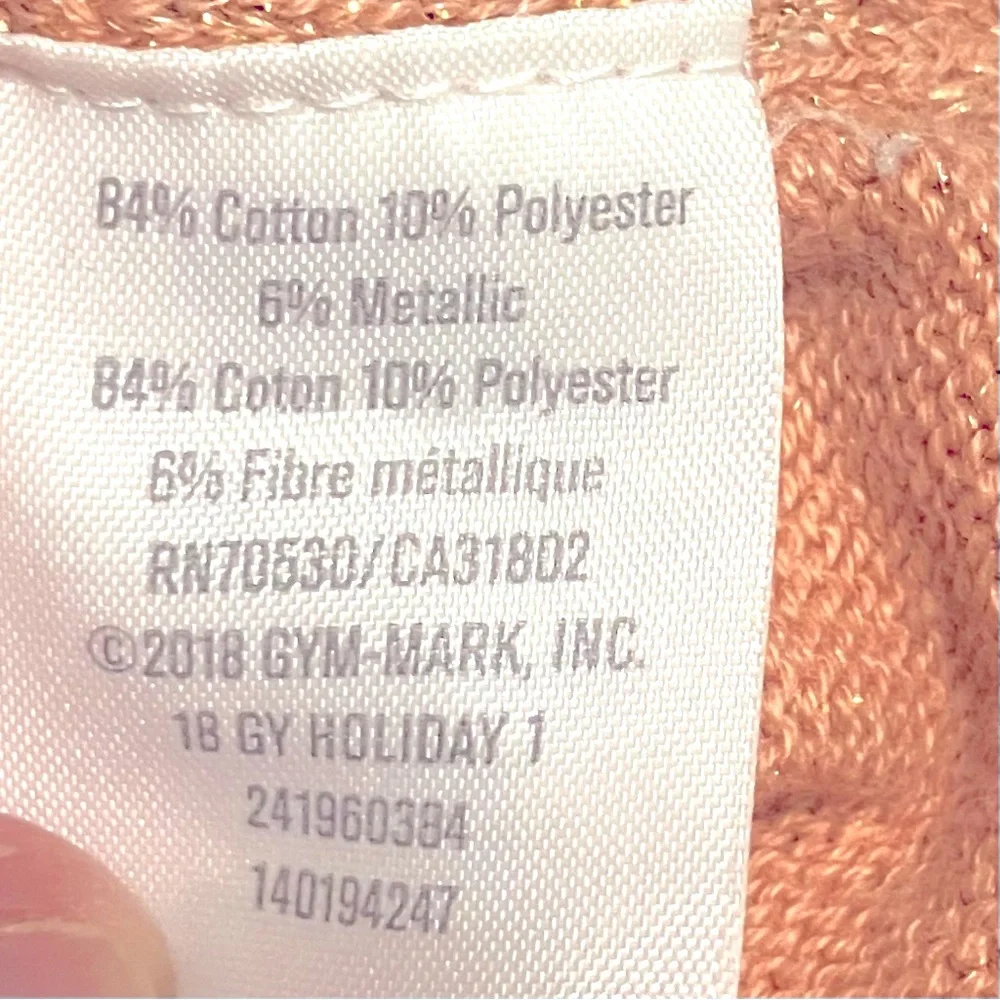Gymboree Metallic Sweater Dress Girls Rose Gold Girls’ Sz‎ XXS (3)